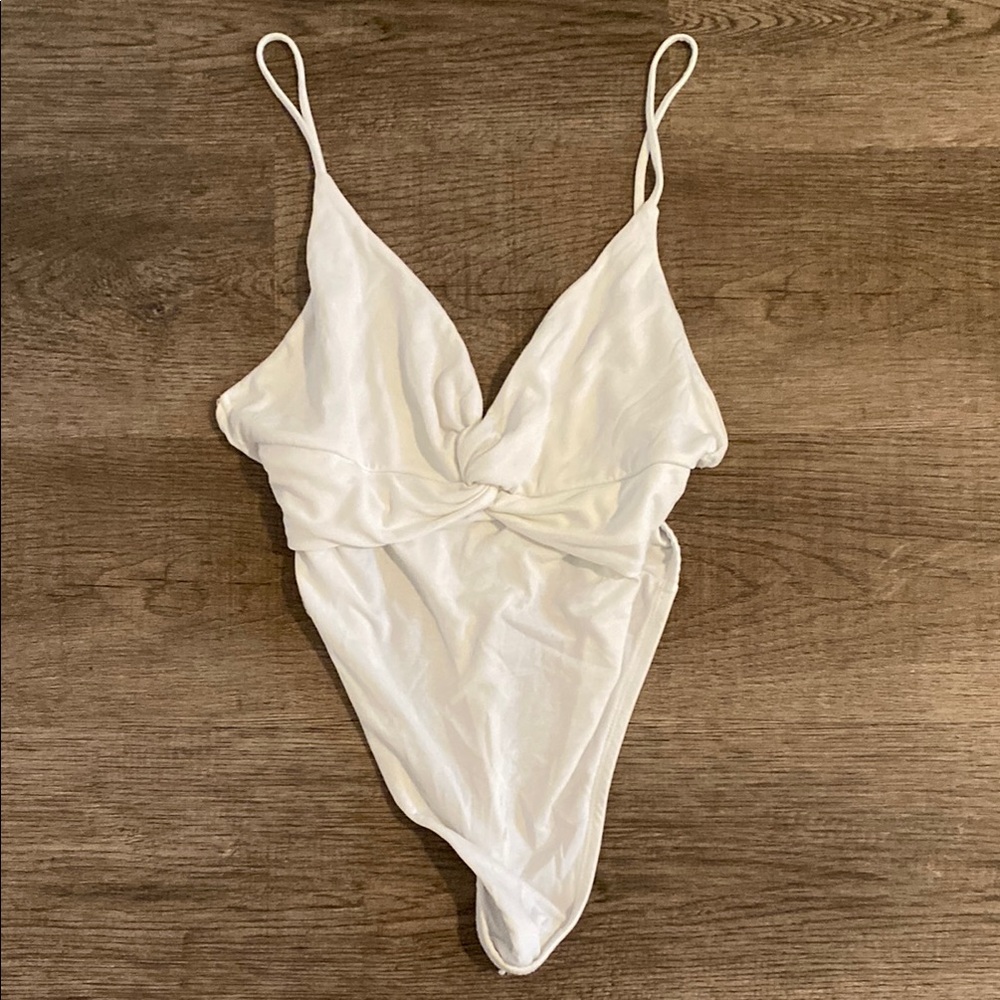 Urban Outfitters Cream Bodysuit